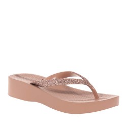 ΓΥΝΑΙΚΕΙΑ ΣΑΓΙΟΝΑΡΑ IPANEMA ANATOMICA MESH CHIC PLAT FEM 780-26345 [83386-BP605] BROWN GLITTER