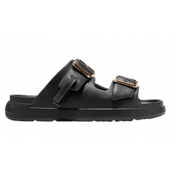 Γυναικεία ανατομικά σανδάλια D.Franklin Vibe Foam 2 Buckles DFSH413001 Black / Platinum
