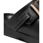 Γυναικεία ανατομικά σανδάλια D.Franklin Vibe Foam 2 Buckles DFSH413001 Black / Platinum