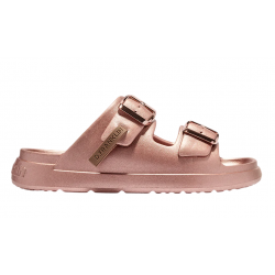 Γυναικεία ανατομικά σανδάλια D.Franklin Vibe Foam 2 Buckles DFSH413002 Met Rose Gold
