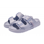 Γυναικεία ανατομικά σανδάλια D.Franklin Vibe Foam 2 Buckles DFSH413003 Cristal Violet