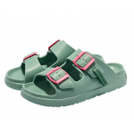 Γυναικεία ανατομικά σανδάλια D.Franklin Vibe Foam 2 Buckles DFSH413005 Deep Sea Mix