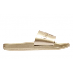 Γυναικείες παντόφλες θαλάσσης D.Franklin Marea Met DFSH417003 Platinum