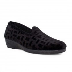 ADAMS SHOES ΓΥΝΑΙΚΕΙΕΣ ΚΛΕΙΣΤΕΣ ΧΕΙΜΕΡΙΝΕΣ ΠΑΝΤΟΦΛΕΣ 624-23695 ΜΑΥΡΟ