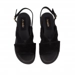ΓΥΝΑΙΚΕΙΟ ΔΕΡΜΑΤΙΝΟ ΑΝΑΤΟΜΙΚΟ ΠΕΔΙΛΟ PRIVE BY SHOES365 55 ΜΑΥΡΟ