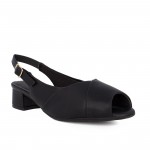 Γυναικεία Ανατομικά peep toe πέδιλα PICCADILLY Micro Fiber 779-25198-26 [114044-26] black