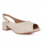 Γυναικεία Ανατομικά peep toe πέδιλα PICCADILLY Micro Fiber 779-25198-27 [114044-25] Μπέζ