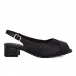 Γυναικεία Ανατομικά peep toe πέδιλα PICCADILLY Micro Fiber 779-25198-26 [114044-26] black