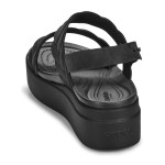 Γυναικείες Πλατφόρμες CROCS Brooklyn Woven Upper Low 209977-060 BLACK