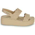 Γυναικείες Πλατφόρμες CROCS Brooklyn Woven Upper Low 209977-212 Chai