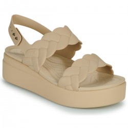 Γυναικείες Πλατφόρμες CROCS Brooklyn Woven Upper Low 209977-212 Chai