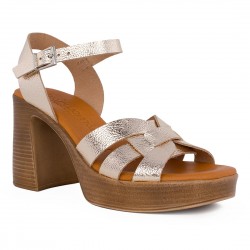 ΓΥΝΑΙΚΕΙΟ ΔΕΡΜΑΤΙΝΟ ΑΝΑΤΟΜΙΚΟ ΠΕΔΙΛΟ SPARWOMAN by Oh! My Sandals 5640 DUNA CHAMPAN