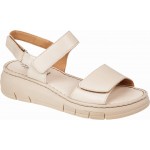 Γυναικεία ανατομικά Πέδιλα Δέρμα Relaxshoe by adams 580-25030 μπέζ