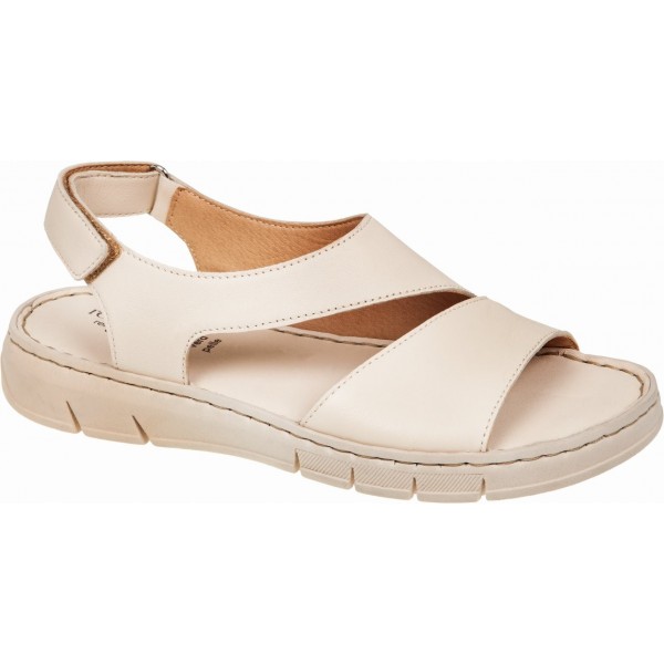 Γυναικεία ανατομικά Πέδιλα Δέρμα Relaxshoe by adams 580-25032 μπέζ