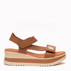 ΓΥΝΑΙΚΕΙΟ ΔΕΡΜΑΤΙΝΟ ΑΝΑΤΟΜΙΚΟ ΠΕΔΙΛΟ SPARWOMAN by Oh! My Sandals 5973 DOYA TAUPE