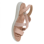 Γυναικεία ανατομικά Πέδιλα ZAK SHOES SD95029 μπρονζέ