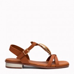 ΓΥΝΑΙΚΕΙΟ ΔΕΡΜΑΤΙΝΟ ΑΝΑΤΟΜΙΚΟ ΠΕΔΙΛΟ SPARWOMAN by Oh! My Sandals 5875 RUBLE
