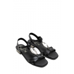 ΓΥΝΑΙΚΕΙΟ ΔΕΡΜΑΤΙΝΟ ΑΝΑΤΟΜΙΚΟ ΠΕΔΙΛΟ SPARWOMAN by Oh! My Sandals 5875 NEGRO