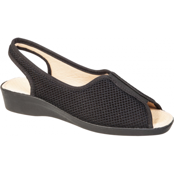 ADAMS SHOES ΓΥΝΑΙΚΕΙΟ ΚΑΛΟΚΑΙΡΙΝΟ ΑΝΑΤΟΜΙΚΟ ΠΕΔΙΛΟ ΥΦΑΣΜΑ 773-26001 ΜΑΥΡΟ