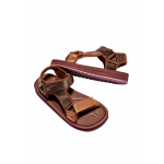 Γυναικεία ανατομικά σανδάλια D.Franklin DFSH361015 Forest Nylon Met BROWN