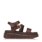 ΓΥΝΑΙΚΕΙΟ ΔΕΡΜΑΤΙΝΟ ΠΕΔΙΛΟ ΠΛΑΤΦΟΡΜΑ LIAS LEATHER 26900 ΚΑΦΕ