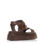 ΓΥΝΑΙΚΕΙΟ ΔΕΡΜΑΤΙΝΟ ΠΕΔΙΛΟ ΠΛΑΤΦΟΡΜΑ LIAS LEATHER 26900 ΚΑΦΕ