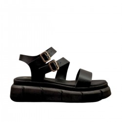 ΓΥΝΑΙΚΕΙΟ ΔΕΡΜΑΤΙΝΟ ΠΕΔΙΛΟ ΠΛΑΤΦΟΡΜΑ LIAS LEATHER 26900 BLACK