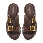 ΓΥΝΑΙΚΕΙΟ ΔΕΡΜΑΤΙΝΟ ΣΑΝΔΑΛΙ ΠΛΑΤΦΟΡΜΑ snake pattern LIAS LEATHER 26980 ΚΑΦΕ ΓΥΝΑΙΚΕΙΟ ΔΕΡΜΑΤΙΝΟ ΣΑΝΔΑΛΙ ΠΛΑΤΦΟΡΜΑ snake pattern LIAS LEATHER 26980 ΚΑΦΕ