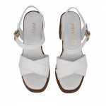 ΓΥΝΑΙΚΕΙΟ ΔΕΡΜΑΤΙΝΟ ΑΝΑΤΟΜΙΚΟ ΠΕΔΙΛΟ PRIVE BY SHOES365 53 ΛΕΥΚΟ