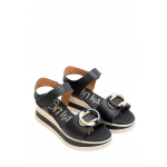 ΓΥΝΑΙΚΕΙΟ ΔΕΡΜΑΤΙΝΟ ΑΝΑΤΟΜΙΚΟ ΠΕΔΙΛΟ SPARWOMAN by Oh! My Sandals 5974 DOYA NEGRO