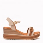 ΓΥΝΑΙΚΕΙΟ ΔΕΡΜΑΤΙΝΟ ΑΝΑΤΟΜΙΚΟ ΠΕΔΙΛΟ SPARWOMAN by Oh! My Sandals 5993 DOYA HIELO