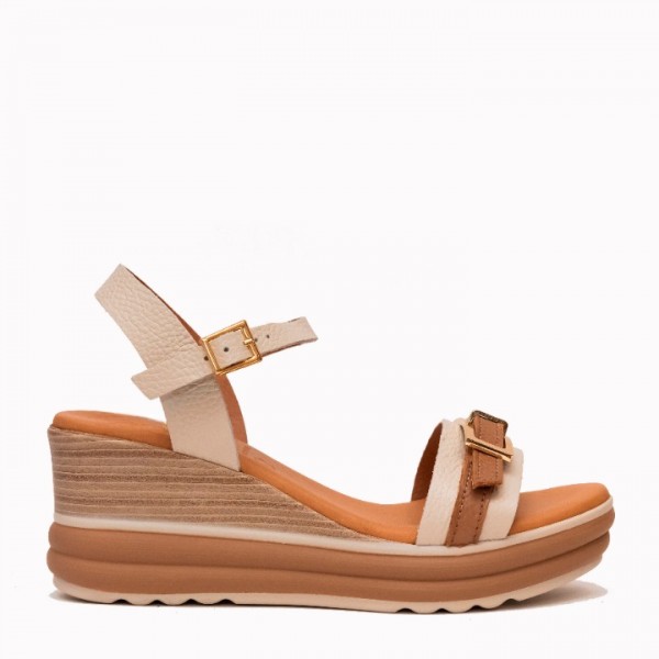 ΓΥΝΑΙΚΕΙΟ ΔΕΡΜΑΤΙΝΟ ΑΝΑΤΟΜΙΚΟ ΠΕΔΙΛΟ SPARWOMAN by Oh! My Sandals 5993 DOYA HIELO