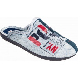 Adams Shoes εφηβικές χειμερινές Παντόφλες 624-24721-39 ΜΠΛΕ