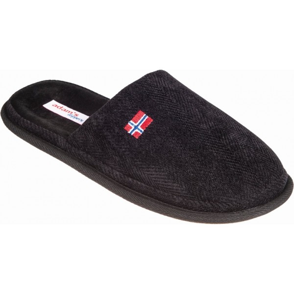 ADAMS SHOES ΑΝΔΡΙΚΕΣ ΧΕΙΜΕΡΙΝΕΣ ΠΑΝΤΟΦΛΕΣ 895-26509 ΜΑΥΡΟ
