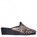 Γυναικεία χειμερινή παντόφλα FAME by  zak shoes 2406 leopar