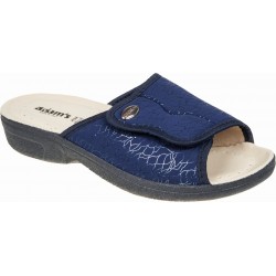 ADAMS SHOES ΓΥΝΑΙΚΕΙΕΣ ΚΑΛΟΚΑΙΡΙΝΕΣ ΥΦΑΣΜΑΤΙΝΕΣ ΠΑΝΤΟΦΛΕΣ 381-24001 ΜΠΛΕ