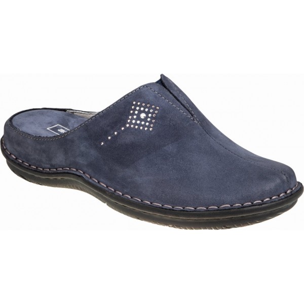 ADAMS SHOES ΓΥΝΑΙΚΕΙΕΣ ΔΕΡΜΑΤΙΝΕΣ ΑΝΑΤΟΜΙΚΕΣ ΧΕΙΜΕΡΙΝΕΣ ΠΑΝΤΟΦΛΕΣ 585-25504 ΜΠΛΕ