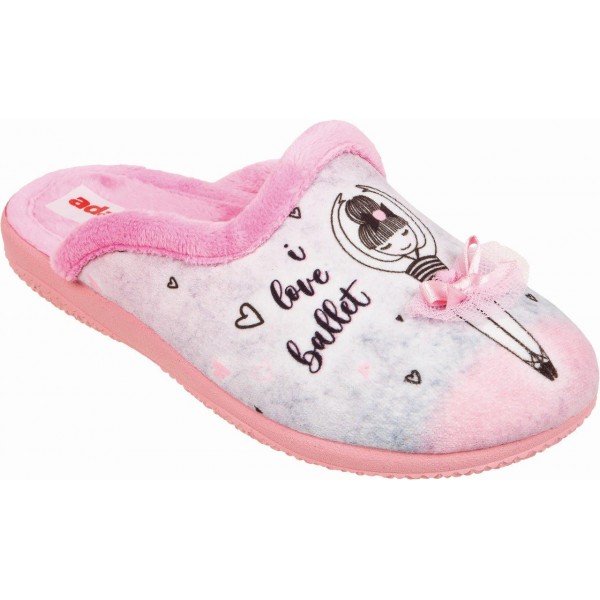 ADAMS SHOES ΠΑΙΔΙΚΕΣ ΧΕΙΜΕΡΙΝΕΣ ΠΑΝΤΟΦΛΕΣ 624-24707-37 ΡΟΖ