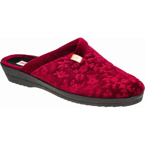 ADAMS SHOES ΓΥΝΑΙΚΕΙΕΣ ΧΕΙΜΕΡΙΝΕΣ ΠΑΝΤΟΦΛΕΣ 624-25633 Veluto ΜΠΟΡΝΤΟ