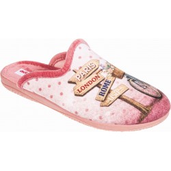 ADAMS SHOES ΓΥΝΑΙΚΕΙΕΣ ΧΕΙΜΕΡΙΝΕΣ ΠΑΝΤΟΦΛΕΣ 624-26539 SALMON