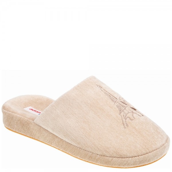 ADAMS SHOES ΓΥΝΑΙΚΕΙΕΣ ΧΕΙΜΕΡΙΝΕΣ ΠΑΝΤΟΦΛΕΣ 895-25517 BEIGE